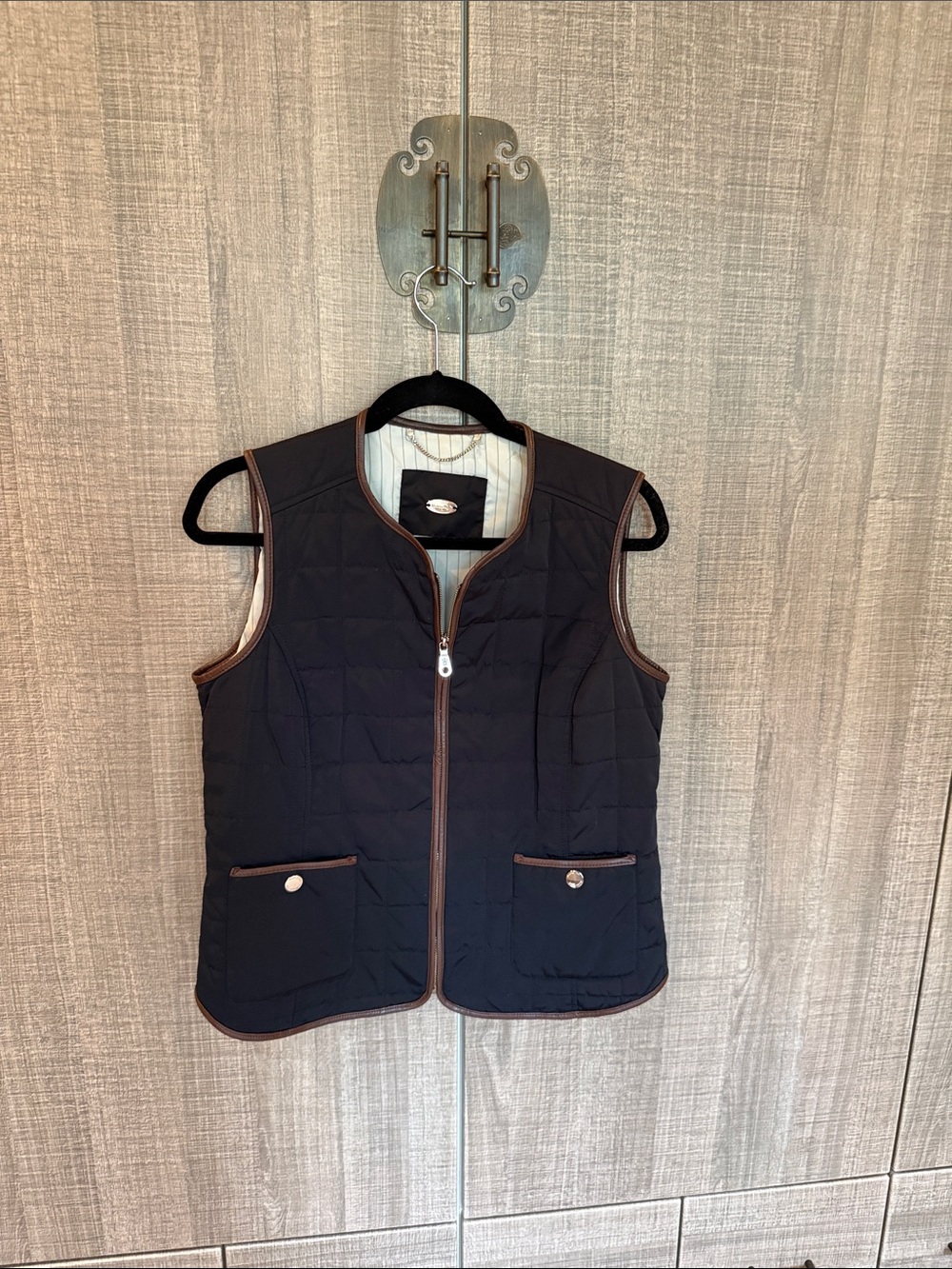 Massimo Dutti Equestrian-Style Quilted Vest